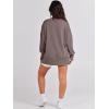 imageANRABESS Womens Oversized Sweatshirts Crew Neck Long Sleeve Shirts Casual Loose Slit 2025 Fall Outfits Y2K Teen Girls ClothesBrown