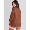 imageANRABESS Womens Oversized Sweatshirts Crew Neck Long Sleeve Shirts Casual Loose Slit 2025 Fall Outfits Y2K Teen Girls ClothesCaramel