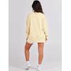 imageANRABESS Womens Oversized Sweatshirts Crew Neck Long Sleeve Shirts Casual Loose Slit 2025 Fall Outfits Y2K Teen Girls ClothesCream Yellow