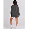 imageANRABESS Womens Oversized Sweatshirts Crew Neck Long Sleeve Shirts Casual Loose Slit 2025 Fall Outfits Y2K Teen Girls ClothesDeep Gray
