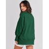 imageANRABESS Womens Oversized Sweatshirts Crew Neck Long Sleeve Shirts Casual Loose Slit 2025 Fall Outfits Y2K Teen Girls ClothesDeep Green