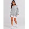 imageANRABESS Womens Oversized Sweatshirts Crew Neck Long Sleeve Shirts Casual Loose Slit 2025 Fall Outfits Y2K Teen Girls ClothesGray
