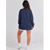 imageANRABESS Womens Oversized Sweatshirts Crew Neck Long Sleeve Shirts Casual Loose Slit 2025 Fall Outfits Y2K Teen Girls ClothesNavy Blue