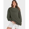imageANRABESS Womens Oversized Sweatshirts Turtleneck Pullover Long Sleeve Hoodies Tops 2025 Fall Fashion Preppy OutfitsArmygreen
