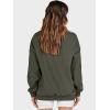 imageANRABESS Womens Oversized Sweatshirts Turtleneck Pullover Long Sleeve Hoodies Tops 2025 Fall Fashion Preppy OutfitsArmygreen