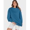 imageANRABESS Womens Oversized Sweatshirts Turtleneck Pullover Long Sleeve Hoodies Tops 2025 Fall Fashion Preppy OutfitsBlue