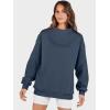 imageANRABESS Womens Oversized Sweatshirts Turtleneck Pullover Long Sleeve Hoodies Tops 2025 Fall Fashion Preppy OutfitsDark Navy Blue
