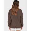 imageANRABESS Womens Oversized Sweatshirts Turtleneck Pullover Long Sleeve Hoodies Tops 2025 Fall Fashion Preppy OutfitsDeep Brown