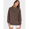 imageANRABESS Womens Oversized Sweatshirts Turtleneck Pullover Long Sleeve Hoodies Tops 2025 Fall Fashion Preppy OutfitsDeep Brown