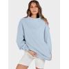 imageANRABESS Womens Oversized Sweatshirts Turtleneck Pullover Long Sleeve Hoodies Tops 2025 Fall Fashion Preppy OutfitsLight Blue