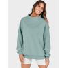imageANRABESS Womens Oversized Sweatshirts Turtleneck Pullover Long Sleeve Hoodies Tops 2025 Fall Fashion Preppy OutfitsLight Green