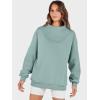 imageANRABESS Womens Oversized Sweatshirts Turtleneck Pullover Long Sleeve Hoodies Tops 2025 Fall Fashion Preppy OutfitsLight Green