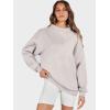 imageANRABESS Womens Oversized Sweatshirts Turtleneck Pullover Long Sleeve Hoodies Tops 2025 Fall Fashion Preppy OutfitsLight Grey