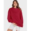 imageANRABESS Womens Oversized Sweatshirts Turtleneck Pullover Long Sleeve Hoodies Tops 2025 Fall Fashion Preppy OutfitsRed