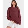 imageANRABESS Womens Oversized Sweatshirts Turtleneck Pullover Long Sleeve Hoodies Tops 2025 Fall Fashion Preppy OutfitsWine Red