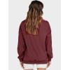 imageANRABESS Womens Oversized Sweatshirts Turtleneck Pullover Long Sleeve Hoodies Tops 2025 Fall Fashion Preppy OutfitsWine Red