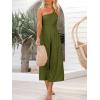 imageANRABESS Womens Summer Straps One Shoulder High Waist Dressy Casual Wide Leg Linen Jumpsuit Romper Beach Travel OutfitsArmy Green