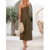 imageANRABESS Womens Summer Straps One Shoulder High Waist Dressy Casual Wide Leg Linen Jumpsuit Romper Beach Travel OutfitsBrown