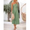 imageANRABESS Womens Summer Straps One Shoulder High Waist Dressy Casual Wide Leg Linen Jumpsuit Romper Beach Travel OutfitsLight Green