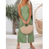 imageANRABESS Womens Summer Straps One Shoulder High Waist Dressy Casual Wide Leg Linen Jumpsuit Romper Beach Travel OutfitsLight Green