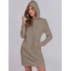 imageANRABESS Womens Sweatshirt Dress Long Sleeve Hoodies Mini Dresses Fleece Casual Hoodie with Pockets 2025 Fall FashionBeige