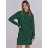 imageANRABESS Womens Sweatshirt Dress Long Sleeve Hoodies Mini Dresses Fleece Casual Hoodie with Pockets 2025 Fall FashionGreen