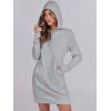 imageANRABESS Womens Sweatshirt Dress Long Sleeve Hoodies Mini Dresses Fleece Casual Hoodie with Pockets 2025 Fall FashionGrey