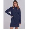 imageANRABESS Womens Sweatshirt Dress Long Sleeve Hoodies Mini Dresses Fleece Casual Hoodie with Pockets 2025 Fall FashionNavy Blue