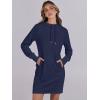imageANRABESS Womens Sweatshirt Dress Long Sleeve Hoodies Mini Dresses Fleece Casual Hoodie with Pockets 2025 Fall FashionNavy Blue