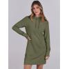 imageANRABESS Womens Sweatshirt Dress Long Sleeve Hoodies Mini Dresses Fleece Casual Hoodie with Pockets 2025 Fall FashionOlive Drab