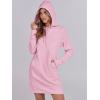 imageANRABESS Womens Sweatshirt Dress Long Sleeve Hoodies Mini Dresses Fleece Casual Hoodie with Pockets 2025 Fall FashionPink