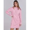 imageANRABESS Womens Sweatshirt Dress Long Sleeve Hoodies Mini Dresses Fleece Casual Hoodie with Pockets 2025 Fall FashionPink