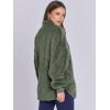 imageANRABESS Womens Sweatshirt Sherpa Fuzzy Fleece Zip Up Hoodies Cozy Pullover Soft Sweaters Tops 2025 Fall Trendy ClothesArmy Green