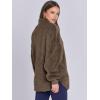imageANRABESS Womens Sweatshirt Sherpa Fuzzy Fleece Zip Up Hoodies Cozy Pullover Soft Sweaters Tops 2025 Fall Trendy ClothesDeep Brown