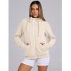 imageANRABESS Womens Zip Up Hoodies Fleece Jackets Long Sleeve Sweatshirts Pockets Casual Fall Fashion Preppy Outfits Y2k ClothesApricot
