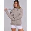 imageANRABESS Womens Zip Up Hoodies Fleece Jackets Long Sleeve Sweatshirts Pockets Casual Fall Fashion Preppy Outfits Y2k ClothesLight Khaki