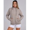 imageANRABESS Womens Zip Up Hoodies Fleece Jackets Long Sleeve Sweatshirts Pockets Casual Fall Fashion Preppy Outfits Y2k ClothesLight Khaki