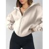 imageANRABESS Womens Zip Up Hoodies Oversized Sweatshirt Long Sleeve Fleece Jackets Coat Workout Y2K Outfits 2025 Fall TrendyBeige
