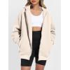 imageANRABESS Womens Zip Up Hoodies Oversized Sweatshirt Long Sleeve Fleece Jackets Coat Workout Y2K Outfits 2025 Fall TrendyBeige