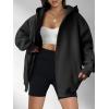 imageANRABESS Womens Zip Up Hoodies Oversized Sweatshirt Long Sleeve Fleece Jackets Coat Workout Y2K Outfits 2025 Fall TrendyBlack