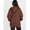 imageANRABESS Womens Zip Up Hoodies Oversized Sweatshirt Long Sleeve Fleece Jackets Coat Workout Y2K Outfits 2025 Fall TrendyBrown