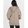 imageANRABESS Womens Zip Up Hoodies Oversized Sweatshirt Long Sleeve Fleece Jackets Coat Workout Y2K Outfits 2025 Fall TrendyKhaki