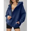 imageANRABESS Womens Zip Up Hoodies Oversized Sweatshirt Long Sleeve Fleece Jackets Coat Workout Y2K Outfits 2025 Fall TrendyNavy Blue
