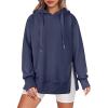 imageANRABESS Women Oversized Hoodies Side Zipper Fleece Long Sweatshirts Lightweight Tunic Pullover 2025 Fall Trendy ClothesRoyal Blue