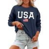 imageANRABESS Womens Oversized Sweatshirts Crewneck Long Sleeve Pullover Hoodies Graphic Cute Teen Girls Clothes 2025 Fall OutfitsNavy Blue  Flag
