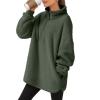 imageANRABESS Womens Sweatshirt Sherpa Fuzzy Fleece Zip Up Hoodies Cozy Pullover Soft Sweaters Tops 2025 Fall Trendy ClothesArmy Green