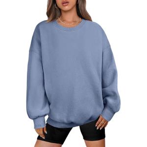 imageANRABESS Oversized Sweatshirt for Women Crewneck Y2K Hoodies Fleece Casual Comfy Pullover Top Fall Outfits Clothes 2025Blue