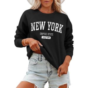 imageANRABESS Womens Oversized Sweatshirts Crewneck Long Sleeve Pullover Hoodies Graphic Cute Teen Girls Clothes 2025 Fall OutfitsBlack  New York