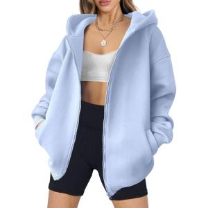 imageANRABESS Womens Zip Up Hoodies Oversized Sweatshirt Long Sleeve Fleece Jackets Coat Workout Y2K Outfits 2025 Fall TrendySky