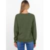 imageANRABESS Sweater for Women Long Sleeve Crewneck 2025 Fall Winter Soft Loose Fit Basic Knit Pullover Sweaters Top OutfitsArmy Green